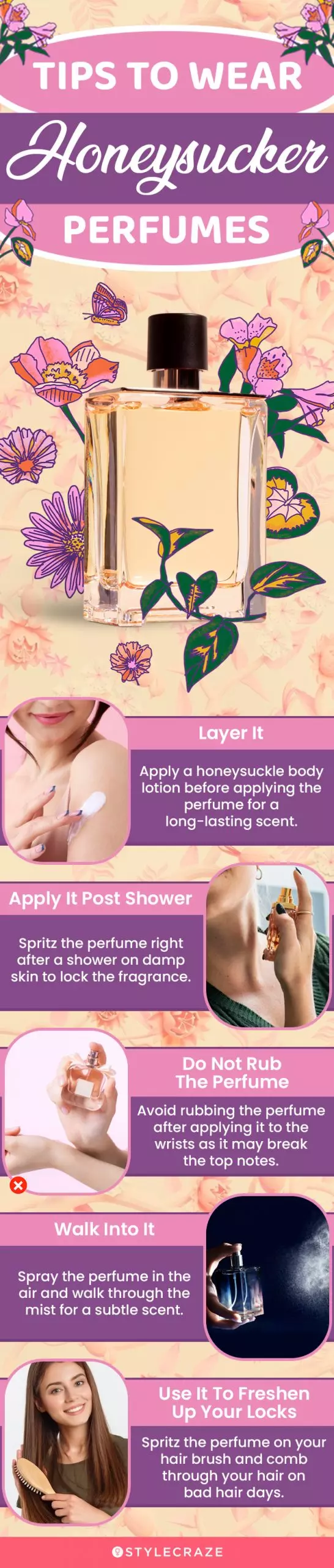 Tips To Wear Honeysucker Perfumes (infographic)