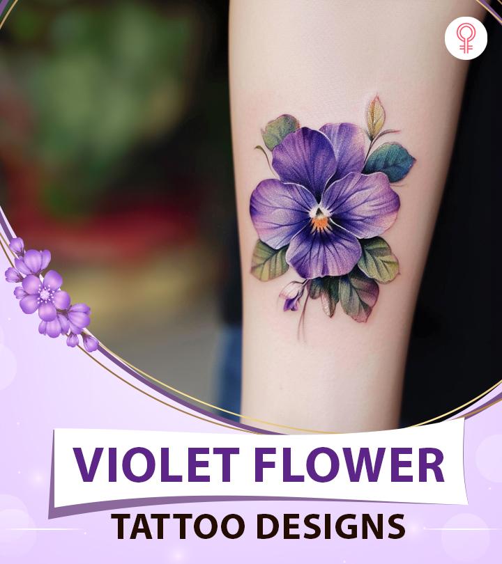 From regal to riotous, ink your strength with this exotic bloom.