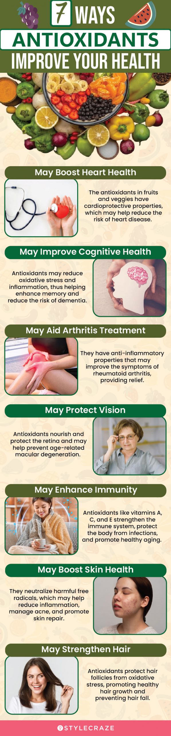7 ways antioxidants improve your health (infographic)