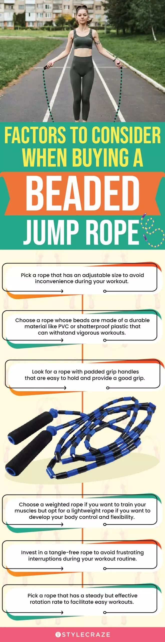  Factors To Consider When Buying A Beaded Jump Rope (infographic)