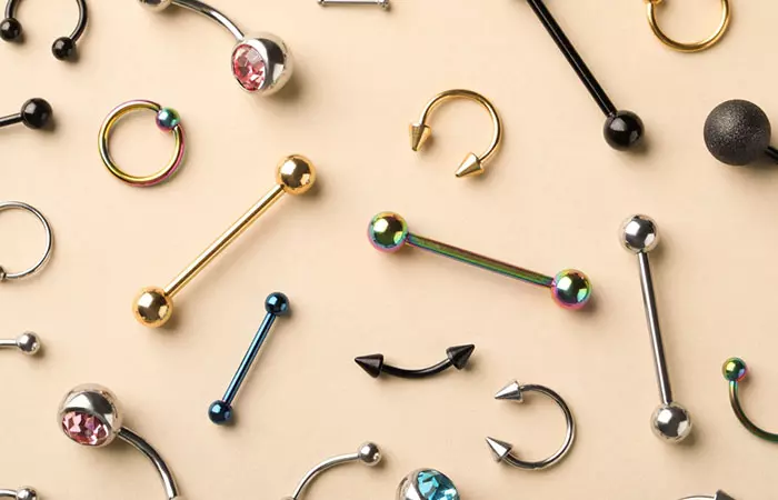 Stylish jewelry for piercing