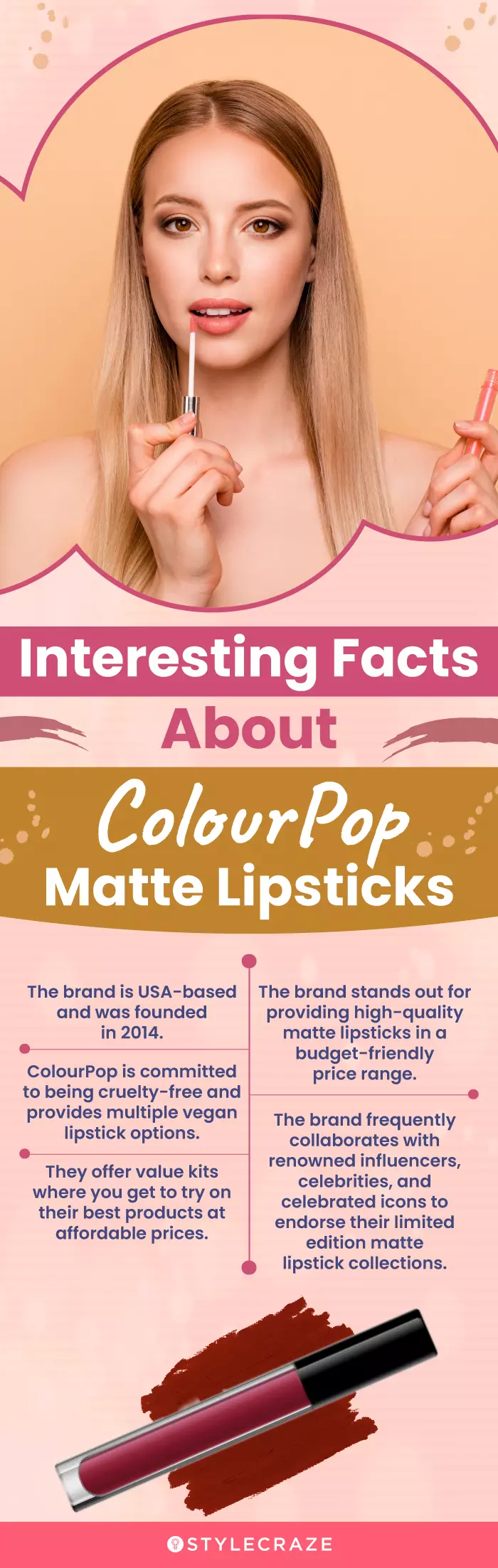 5 Interesting Facts About ColourPop Matte Lipsticks (infographic)