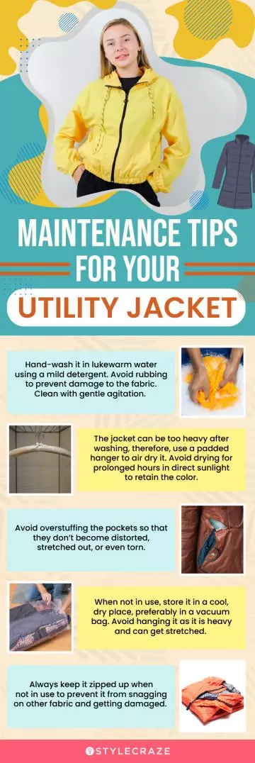 Maintenance Tips For Your Utility Jacket (infographic)