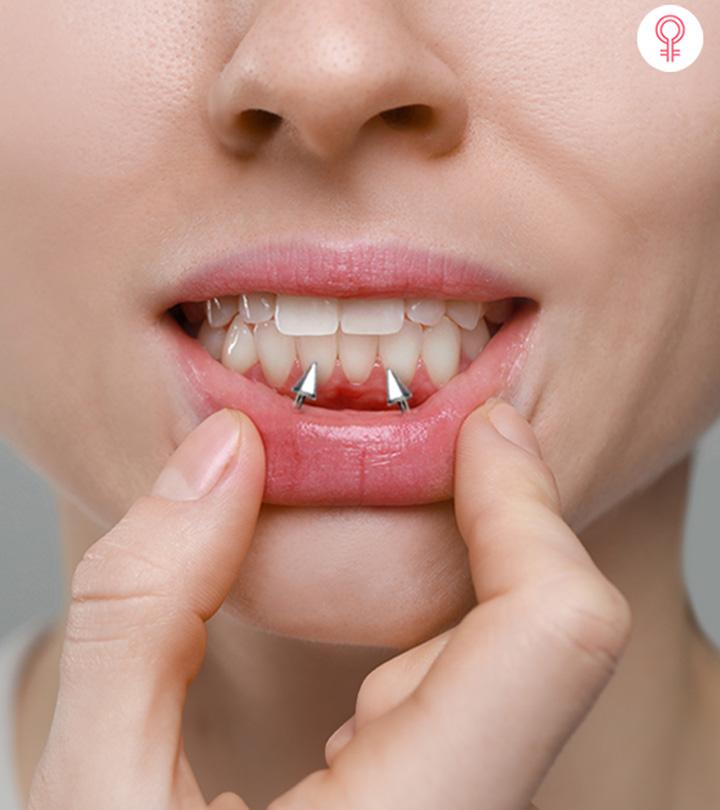 A discreet piercing that you can use to flaunt your edgy side only when you desire.