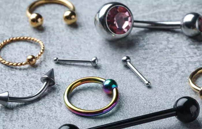 Stylish piercing jewelry