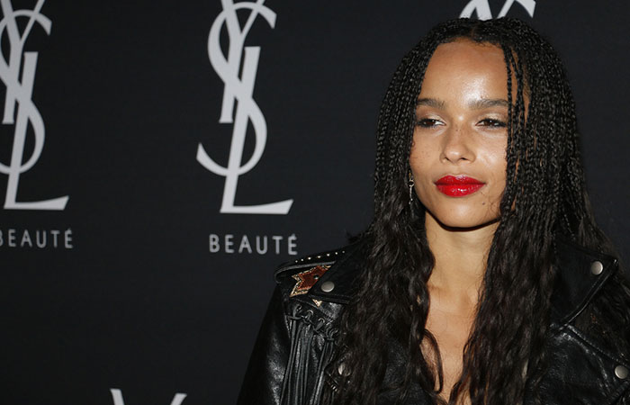 Zoe Kravitz with knotless braids