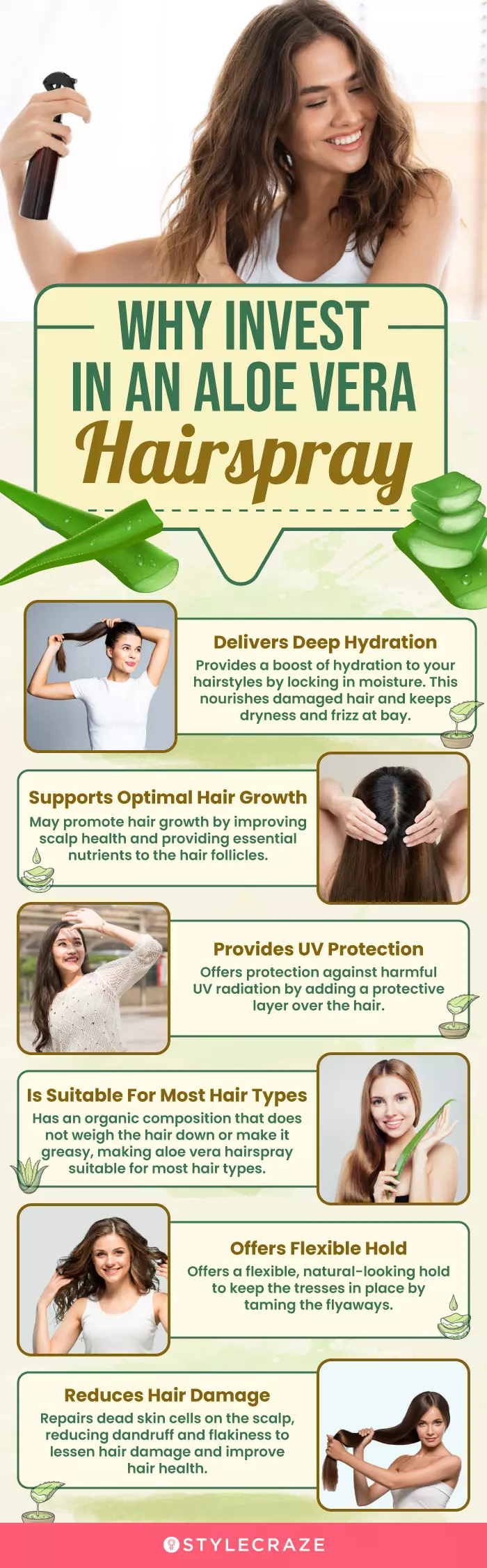 Why Invest In An Aloe Vera Hairspray (infographic)