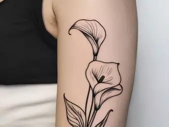 8 Best Calla Lily Tattoos Designs