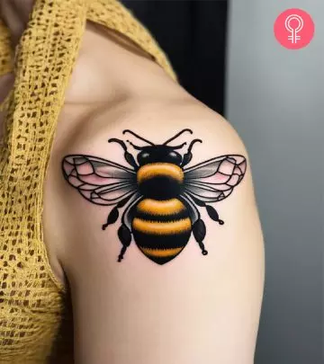 8 Cute Bumble Bee Tattoo Ideas With Meanings