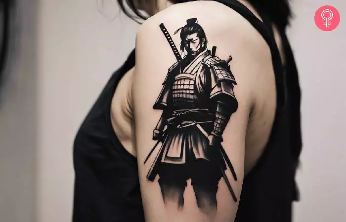 A samurai jiu jitsu tattoo