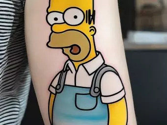 8 Cool Simpsons Tattoo Designs For Men And Women