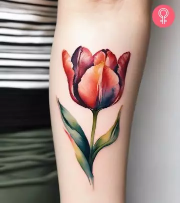 8 Awesome Tulip Tattoo Ideas And Designs For Men And Women