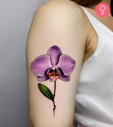 8 Unique Orchid Tattoo Designs That Speak Of Grace And Charm