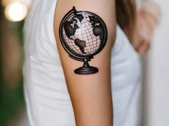 8 Elegant Globe Tattoo Ideas For Map Lovers