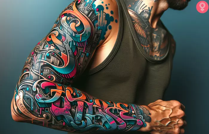 Graffiti Hip Hop Tattoo