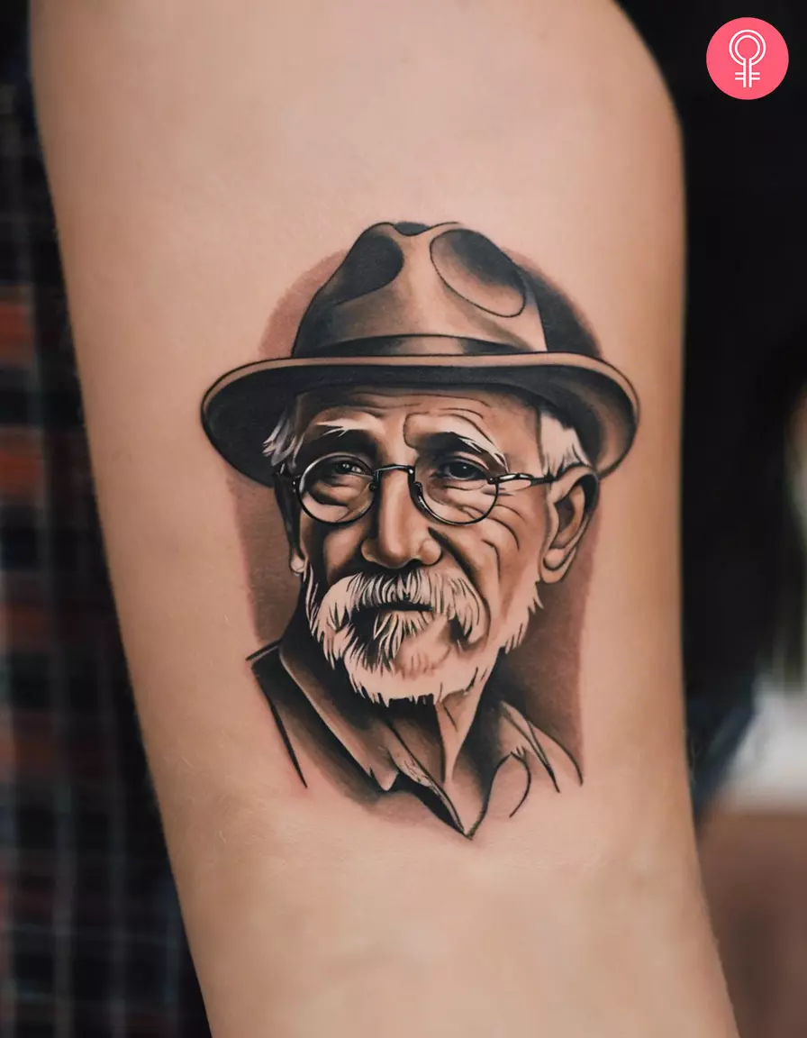 8 Touching Grandpa Tattoo Ideas And Designs