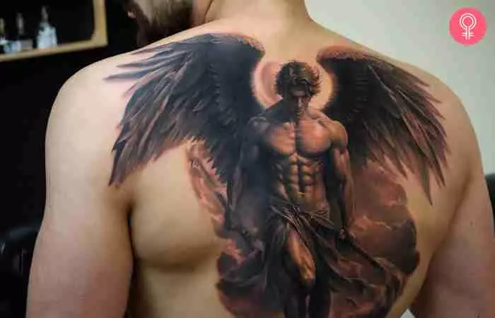 Lucifer fallen angel tattoo