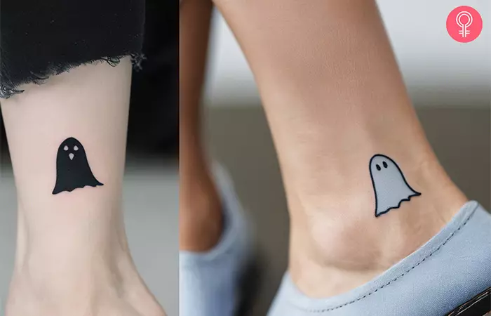 Matching ghost tattoos