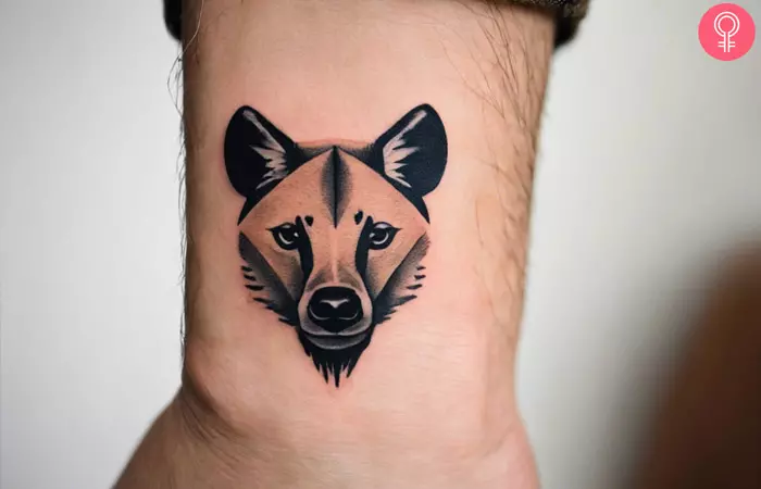 Small Hyena Tattoo