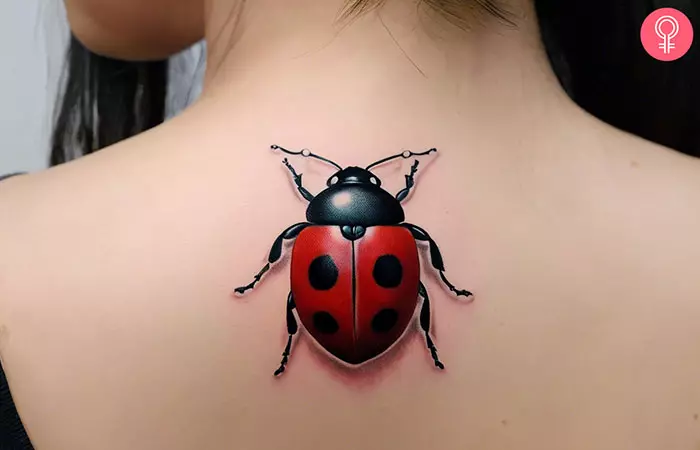 3d Ladybug Tattoo