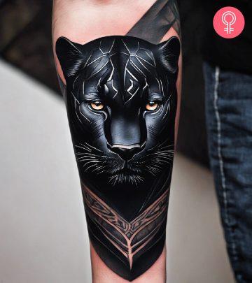 Prowl into the limelight with body art of these sleek predators. 