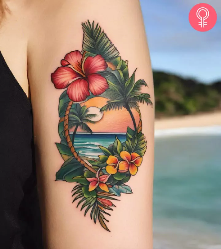 8 Inspiring Beach Tattoo Ideas For Ocean Lovers