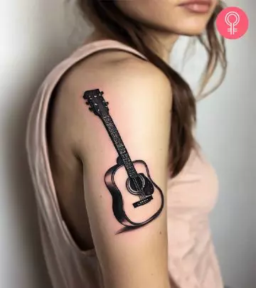 Get a tattoo that will strike a chord in your heart!