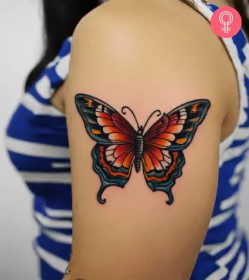 Flaunt the timeless beauty of the most beautiful winged creature on your skin!