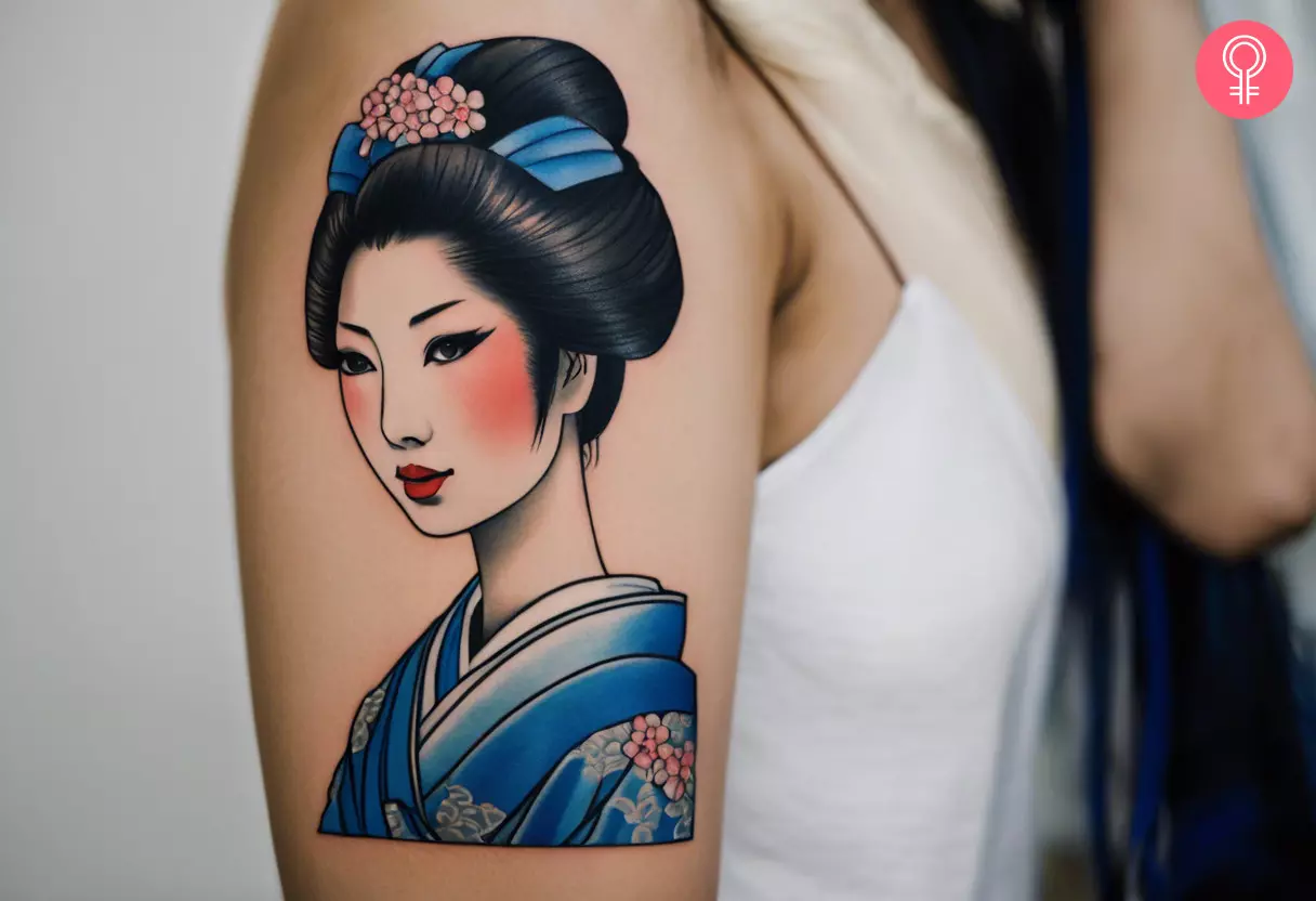 8 Beautiful Geisha Tattoo Designs That You ll Love To Have - 75