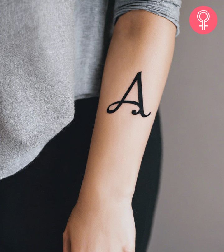 8 Awesome Letter A Tattoo Designs And Ideas