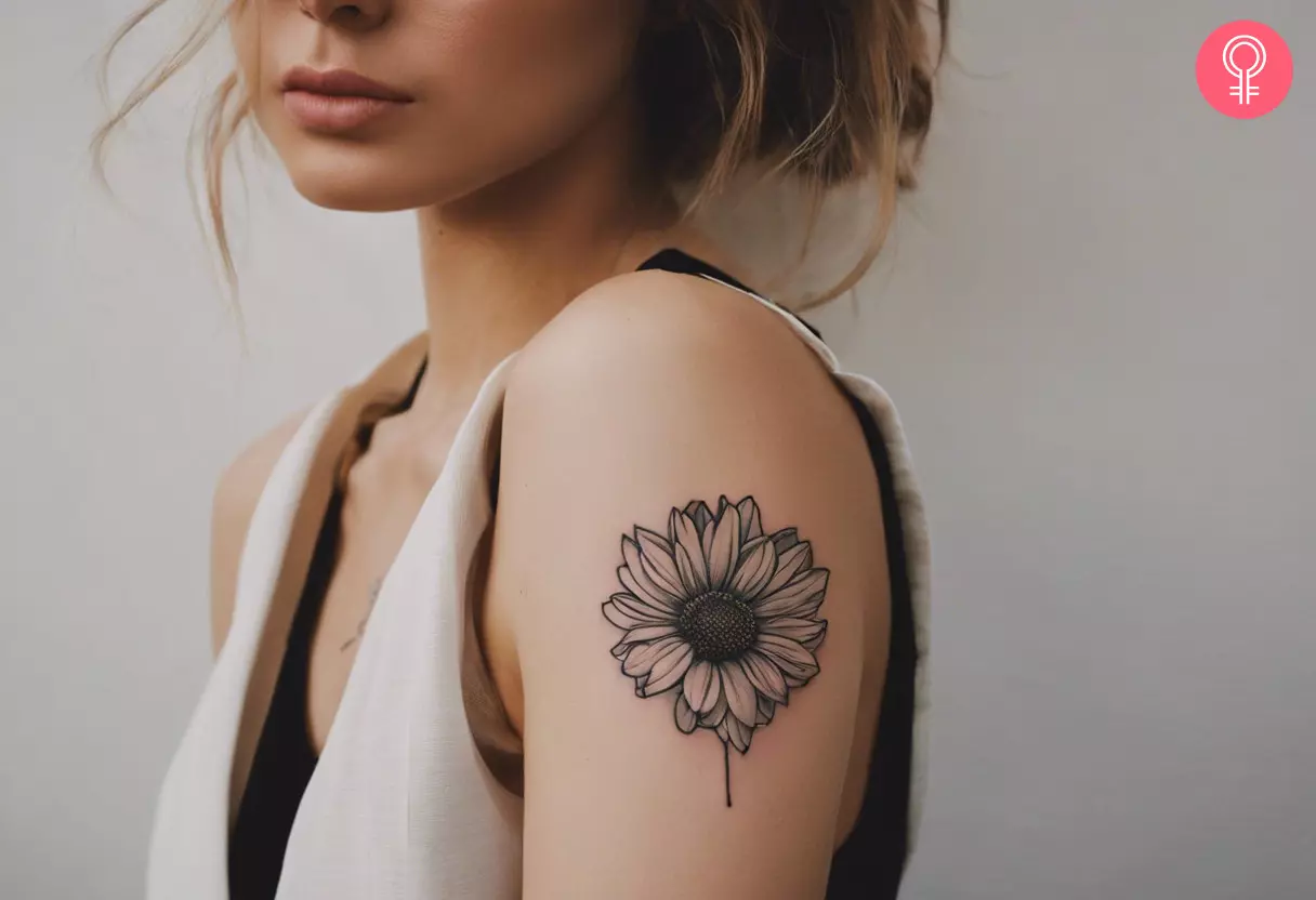 Aesthetic tattoo on the arm