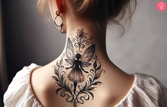 Dainty fairy tattoo
