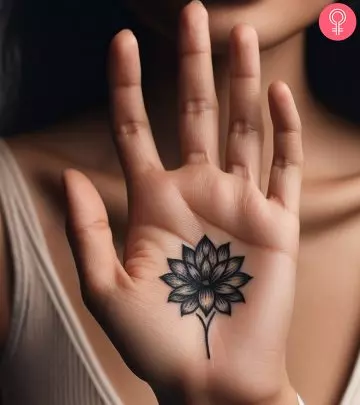 Wear your ink boldly and flaunt it effortlessly with this unique tattoo placement.