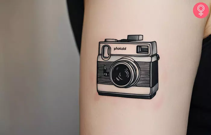 Polaroid Camera Tattoo