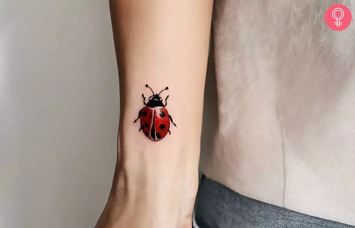 Small Ladybug Tattoo