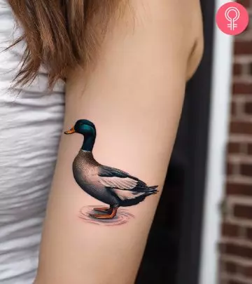 8 Creative Duck Tattoo Designs For Animal Enthusiasts