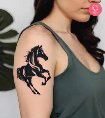 Explore the meaning behind the horse tattoos and their historical significance.