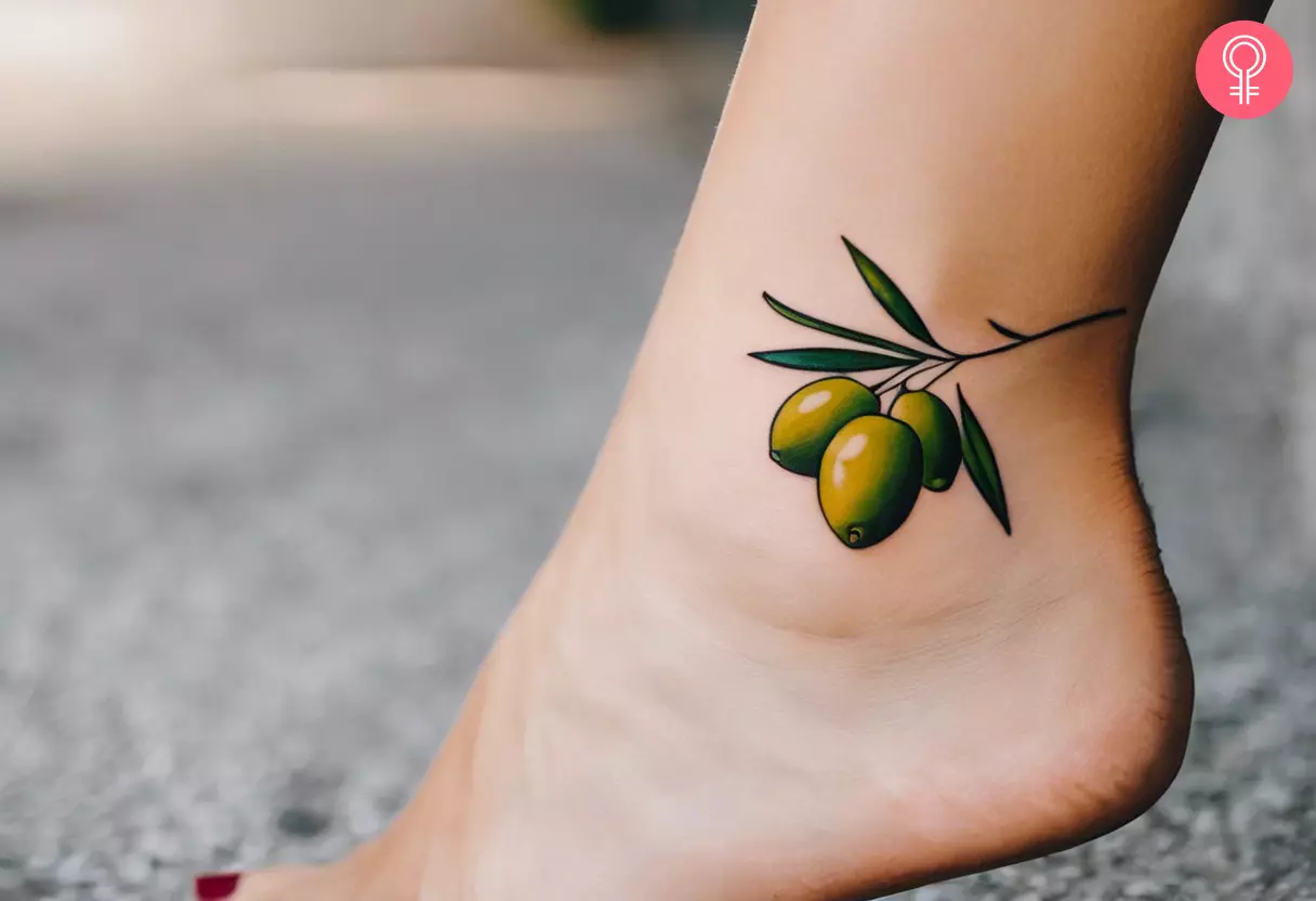 8 Elegant Olive Branch Tattoo Designs For Harmony