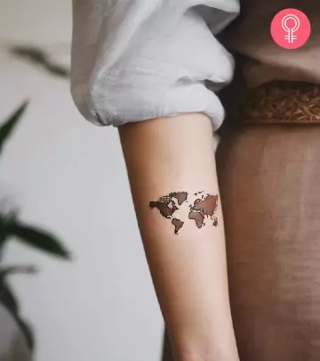 Matching heart tattoo