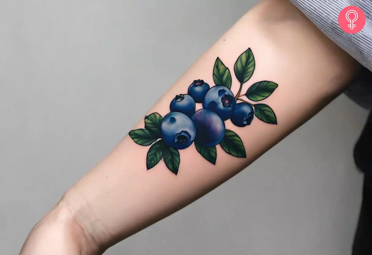 8 Best Blueberry Tattoo Designs For Fruit Lovers - 1