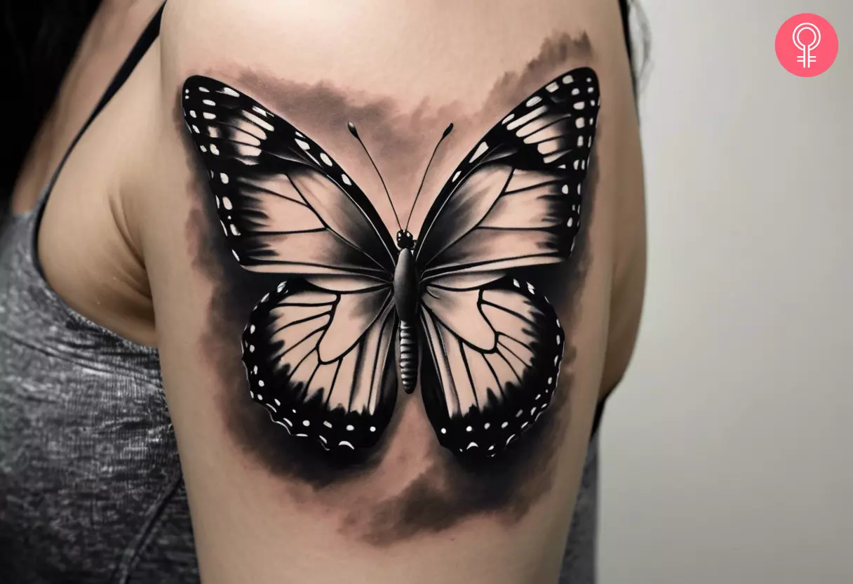 8 Awesome 3D Butterfly Tattoo Ideas With Their Meanings - 21