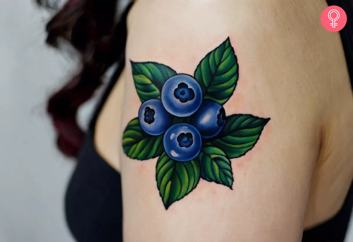 8 Best Blueberry Tattoo Designs For Fruit Lovers - 69