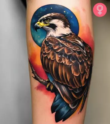 Elegant ink designs of this majestic bird of prey to adorn your skin in alluring ways.