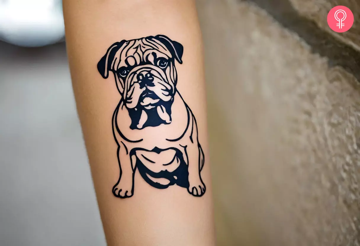 8 Best Bulldog Tattoos  Adding A Touch of Canine Charm - 81