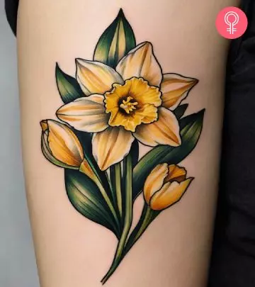 8 December Birth Flower Tattoos: Adding Flora To Your Skin_image