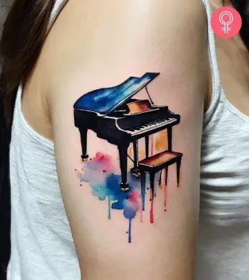 Flaunt your melodious side and hit the right note with unique ink.