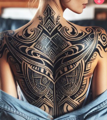 Embrace the power of tribal sun tattoos and light up your path.