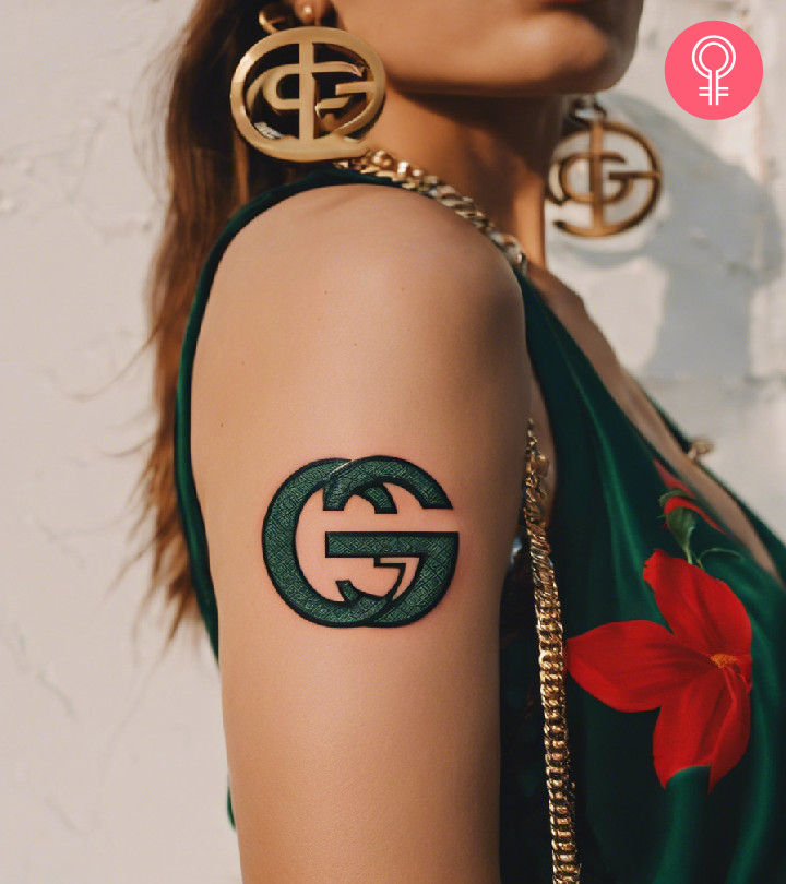 Elevate your body art and make a statement with Gucci ink that conveys your style.