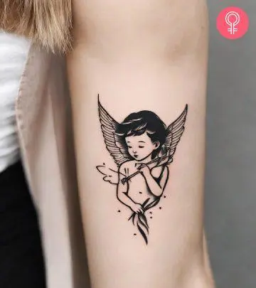 Women With Angel Tattoo Designs