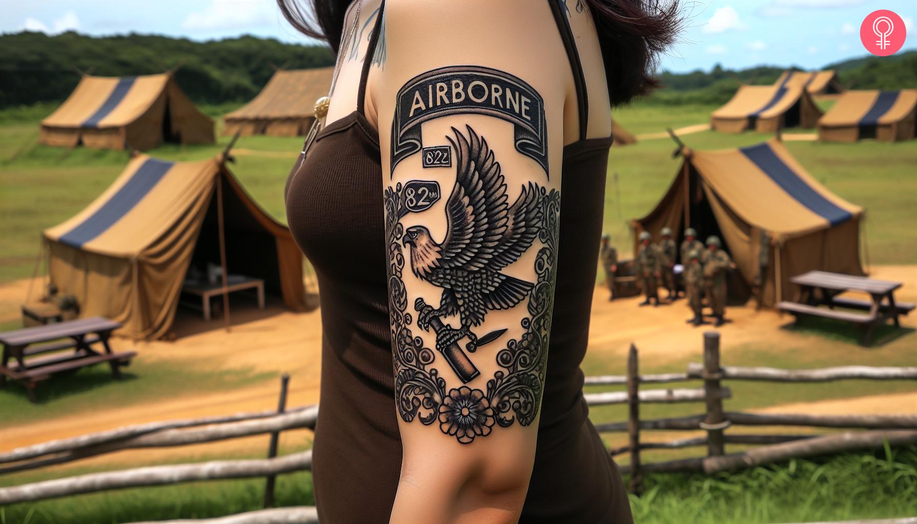 8 Frightening Airborne Tattoo Ideas With Their Meanings